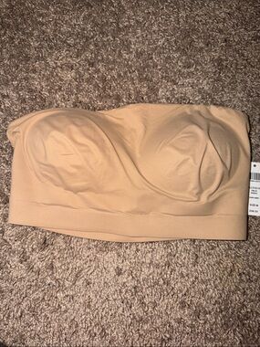 NWT Soma Strapless Bandeau Bra in Nude - Size M